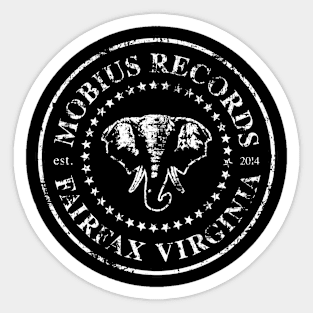 Mobius Record Sticker